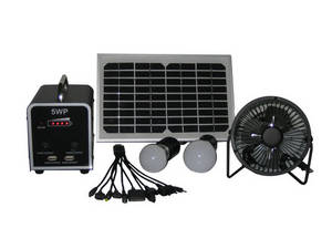 Wholesale emergency usb charger: 5W Solar Power System