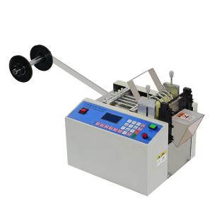 Wholesale hot tape cutting machine: Automatic  Nickel Strip Tape Cutting Machine  PVC Plastic Tube Label Cable Film Foil Sleeve Cutter
