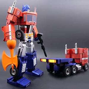 Wholesale light truck: Transformers Optimus Prime Auto Converting Programmable Advanced Robot Action Figure