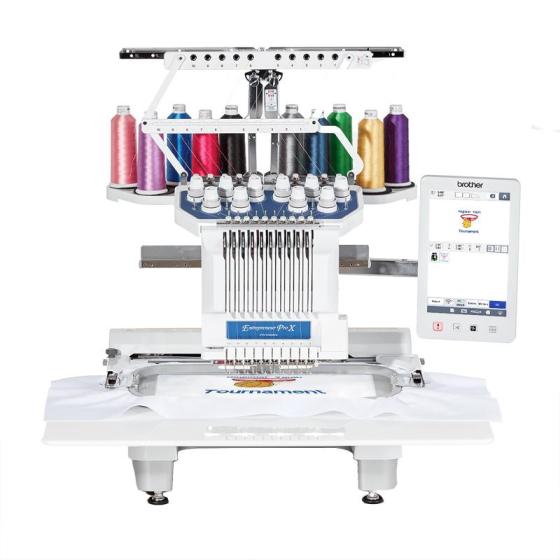 Brother Entrepreneur Pro X PR1050X Multi-Needle Embroidery Machine ...