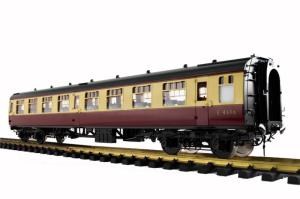 Wholesale chocolate: G1 Scale MK1 British Coach 1:32 Scale 45mm Gauge , Brass & Stainless Steel