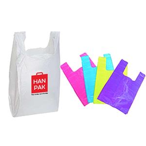 Wholesale custom singlets: Wholesale Eco-friendly Recyclable T-shirt Shopping Bags