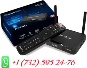 Wholesale internal door: BUY 15 GET 5 FREE ORIGINAL Superbox S3 PRO 2GB+32GB Wi-Fi 2.4G 5G with Voice Command Remote