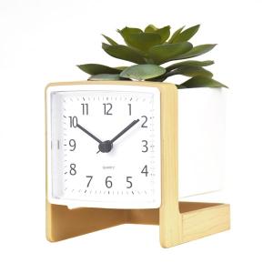 Wholesale table clock: Classic Fashion Flower Table Clock Silent Desk Clock for Home