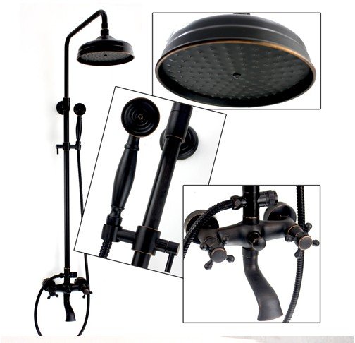 Oil Rubbed Bronze Bathroom Rain Shower Sets OB-84(id:7431600) Product ...