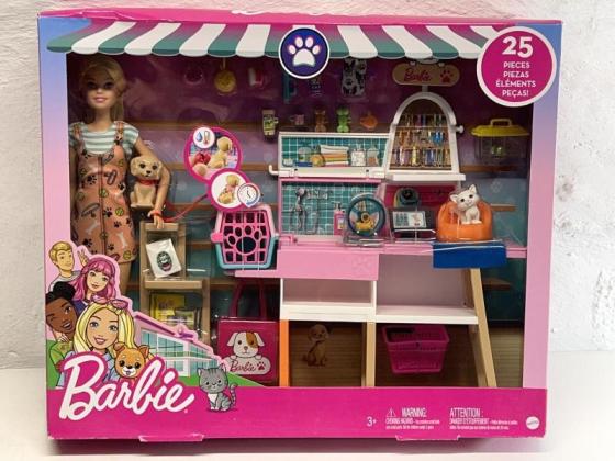 NIB Mattel Barbie Deluxe PET Dreamhouse 17 Piece Doll Playset(id ...