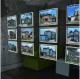 A4 Real Estate Agent Showcase Ceiling Hanging LED Photo LED Window Display Crystal Light Box