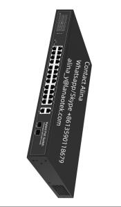 Wholesale 24 port poe switch: 24*10/100M Ethernet PoE Ports + 2*Gigabit Combo Ports PoE Switch