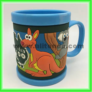 Customize PVC Mug Cute Children PVC Mug