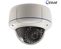 PoE 2MP Varifocal Vandalproof IR Dome IP Camera