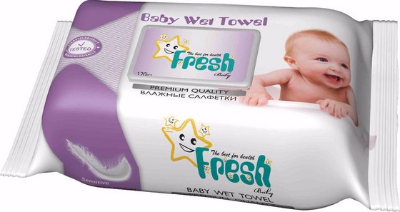 baby wet towel
