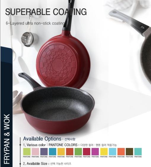 Sell inoble coated frypan from Korea