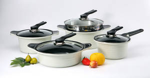 Wholesale tempered glass: Eco Green Cookware Set Without PFOA