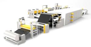 Wholesale fabric rolling machine: AL Nonwoven Scouring Pad Non Woven Fabric Making Machine