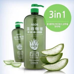 Wholesale Shower Gel: Aloe Clearable (All in One Cleanser) (Liquid Soap Shower Gel)