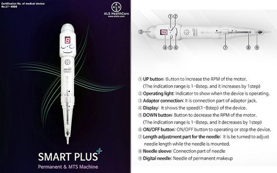 Permanent Makeup Machine_SMART PLUS(Handpiece with Controller)