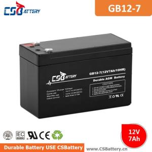 Wholesale car computer: CSBattery 12V 7Ah Long-life AGM Battery for UPS/Computer-backup-power/Electric-Scooter/Car