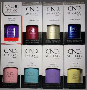 Wholesale polish: CND Shellac Gel Polish .25 Oz - MULTIPLE COLORS