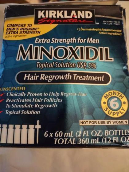 Kirkland Signature Hair Regrowth 5% Minoxidilsing Foam for Men 6 Months ...