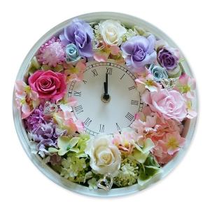 Wholesale clock: Preserved Flower Clock