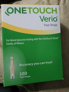Wholesale Medical Test Kit: VERIO... 100 OneTouch Verio Test Strips 100-Count