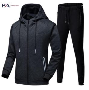Wholesale fashion: Mens Sweatsuits Sets Men's Tracksuits Zipper Hoodies for Men Jogging Suits Sets with Multi Pocket