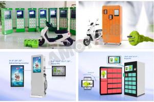 Wholesale hmi display touch screen: Amongo's Industrial Displays Used in IoT Applications (Parcel Locker, EV Battery Exchanging Stations