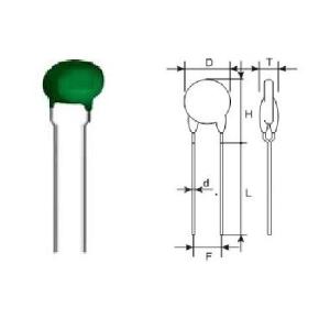 Wholesale electric vibrator: PTC Thermistor 15 Ohm 230V EPCOS B59860C0120A070 Cross Current Protect Leaded Disk Coated