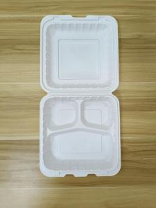 Wholesale hing: MFPP Food Container Clamshell Hinged Food Container 9*9*3