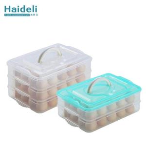 Wholesale preserving box: Transparent Plastic Egg Storage Box Egg Preserved Egg Tray