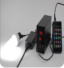 Wholesale 9 led flashlight manufacturer: Portable Emergency Electrical Power Source by EcoCrankGen