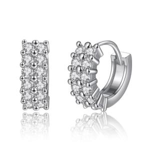 Wholesale Earrings: Hot Sale Fashion Piercing Earrings Fancy Teardrop Earrings 925 Sterling Silver Earrings Jewelry