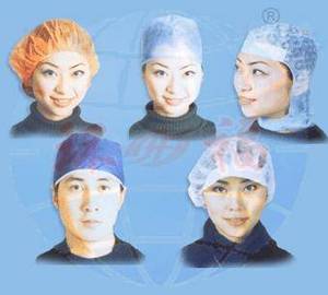 Wholesale pp dust mask: Non Woven Bouffant Cap, Nurse Cap, Round cap, Doctor Cap