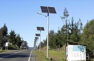 Wholesale solar street light: Split Solar Street Lights Project for Roadway in South Africa