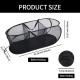 Partitioned Bathroom Grid Dirty Basket, Handy Large Capacity Storage Basket Clothes Basket, Easy Ope