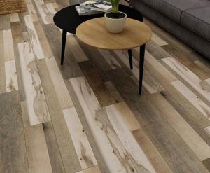 Wholesale stone lvt flooring: Grey Porcelain Floor Tiles Parquet Vinyl EIR Wood Design Click Flooring for Gym