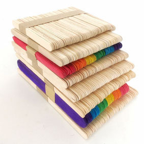 114mm Paint Craft Wood Popsicle Sticks
