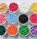 LLDPE/HDPE/PE/PP/ABS/PS/PA/PVC/EVA  GREEN/RED/YELLOW/GRAY Colorful Plastic Granules