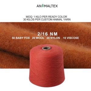 Wholesale virgin hair distributors: Pure Baby Fox Yarn Chinese Manufacturer