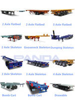 Sell all kinds of container trailers