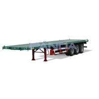 Flatbed Semi Trailer with Good Quality 