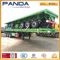 Panda 3 Axle 40ft Flatbed Trailer, Flat Deck Trailer for Sale