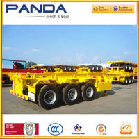 High Quality Panda 40ft Skeleton Trailer/ Container Trailer...