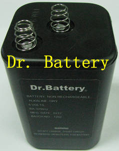 Wholesale alkaline battery: BA-3200/U,6V,Military Alkaline Battery Pack.