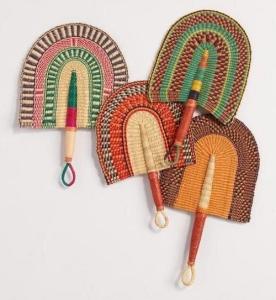Wholesale home decoration: BAMBOO HAND FAN  DECORATIVE WALL HANGING HOME DECOR ( Annie 0084702917076 WA )