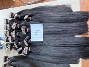 Wholesale virgin tape: Natural Black Tape Hair Extension
