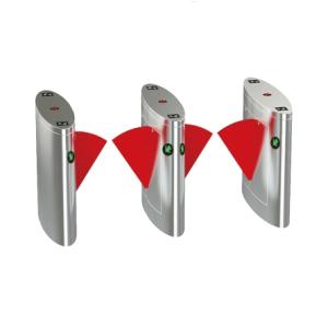 Wholesale gate card reader: Card or Coin Operated Access Control System Flap Turnstile Gate