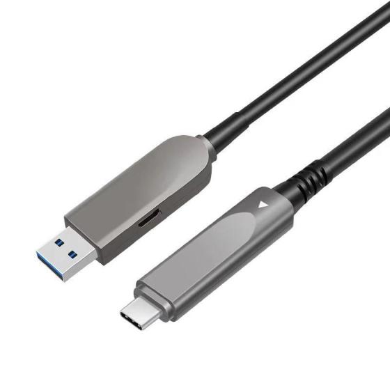 Click Image To Open Expanded View Share To  15m Fiber Optical USB3.2 AM To USB-C Active Optical Cabl