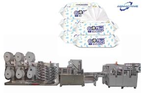 Wholesale automatic spray painting machine: Automatic Medical Alcohol Towel Wet Tissue