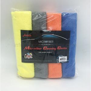 Wholesale glass cleaning wipes: 16215 Microfiber Cleaning Cloths 4 Pieces SET